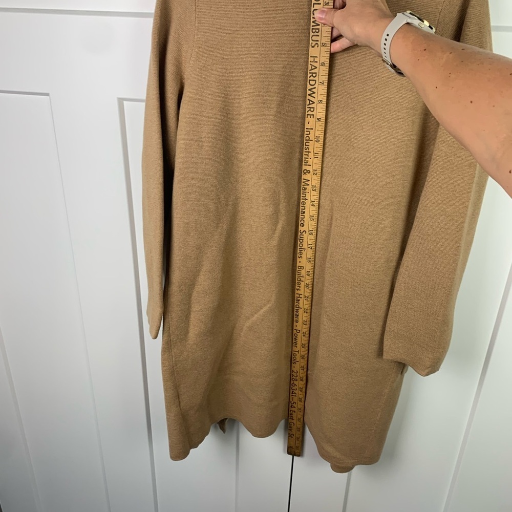 J Crew XXS Juliette collarless sweater-blazer Camel Preppy Classic Quiet Luxury - Picture 9 of 13